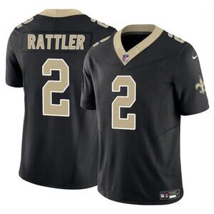 Mens Youths 2 Spencer Rattler Black Jersey Vapor Stitched